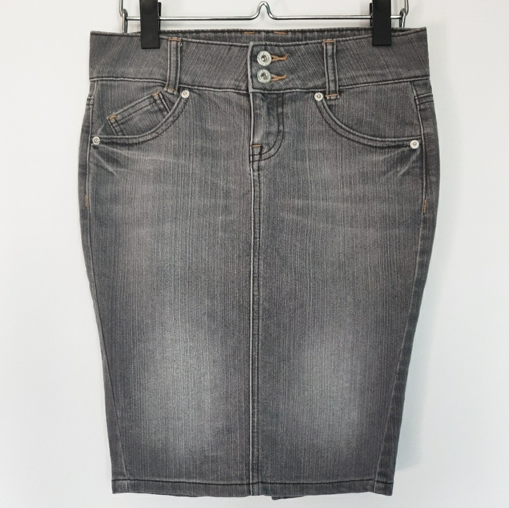 DKNY Jeans Pencil Jean Skirt